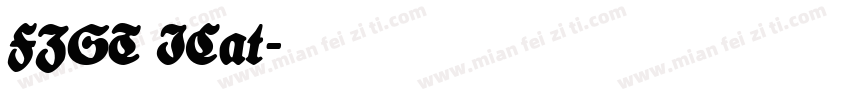 FZST ICat字体转换